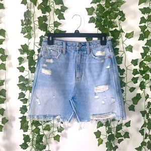 NEW Women’s Abercrombie & Fitch Zoe Natural Rise Vintage A-Line Skirt